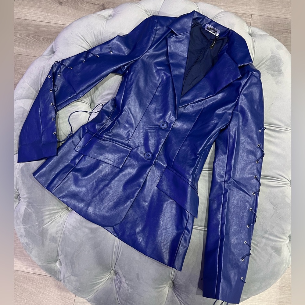 Reclaimed Vintage Leather Blazer